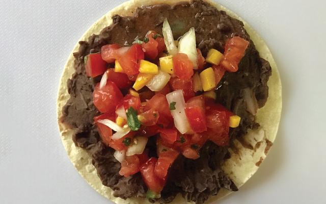 Black Bean Tostadas