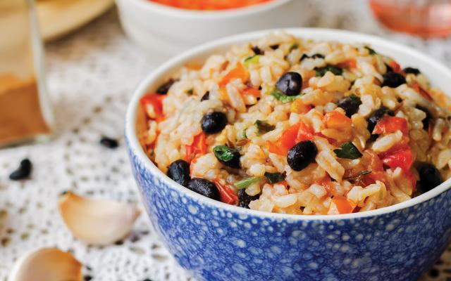 Mexican Tomato Rice and Beans